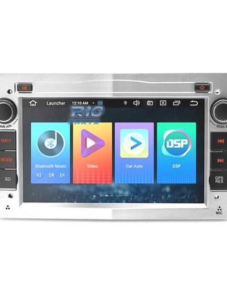 RADIO GPS ANDROID 11 PER OPEL ASTRA H VIVARO ZAFIR