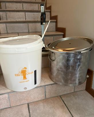 Kit fermentazione birra 25L in acciaio