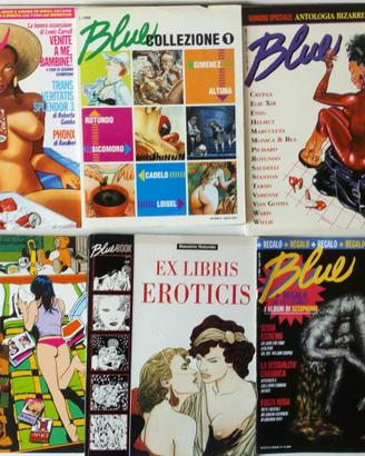Lotto di 9 Fumetti per adulti Blue anni ' 90