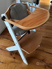 Seggiolone bambini in legno