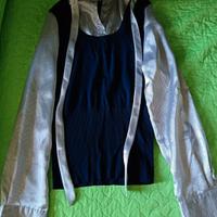 maglia di Motivi blu e bianca da donna tg L