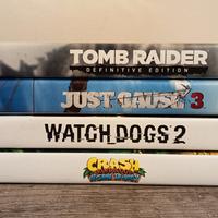 Giochi PS4 – Crash, Watch D. 2, Tomb R.,Just Cause