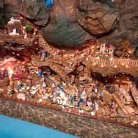 Presepe artigianale completamente fatto a mano