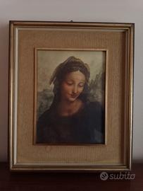 Quadro Il volto di Sant'Anna Leonardo da Vinci