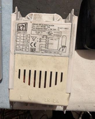 LOTTO DI TRASFORMATORI CON BALLAST