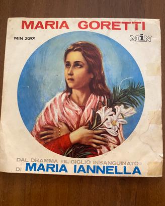 Disco vinile 33 giri form 7” -Santa Maria Goretti