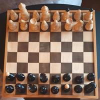 Scacchiera austriaca in legno
