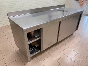 Piano di lavoro professionale acciaio inossidabile