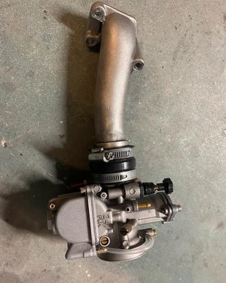 Collettore 24 vespa e carburatore pwk 24