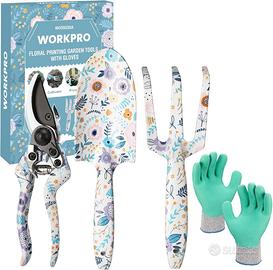 SET ATTREZZI DA GIARDINO 4 PEZZI
