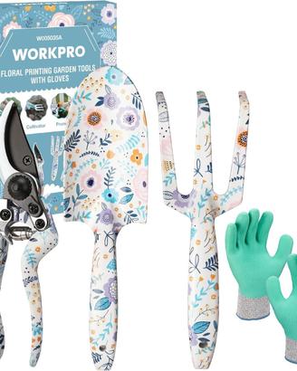 SET ATTREZZI DA GIARDINO 4 PEZZI