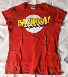 Maglietta t-shirt donna "Bazinga-Big Bang Theory"