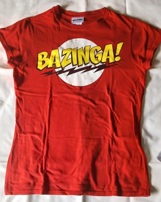 Maglietta t-shirt donna "Bazinga-Big Bang Theory"