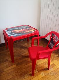tavolo e sedia cars