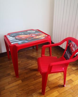 tavolo e sedia cars