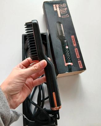 Spazzola lisciante 3 in 1 nuova con scatola