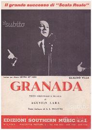Spartito di Claudio Villa - Granada