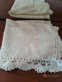 Coperta lana lavorata a mano culla neonati