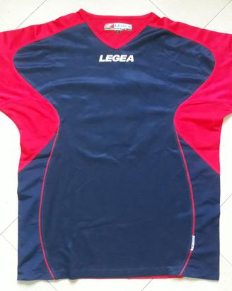 Maglia calcetto Legea, taglia L, rosso-blu