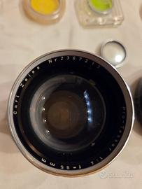 Lenti carl zeiss n' 2 con filtri e custodia 