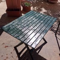tavolino giardino pieghevole verdone