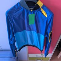 maglia tuta track top dry spash Kenzo tg S viola 