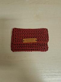 Portamonete realizzato all'uncinetto