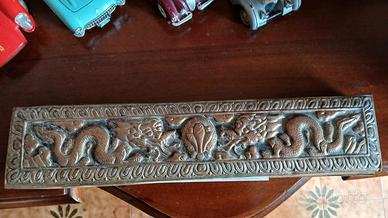 Antico libro sacro tibetano ..tutto fatto  a mano 