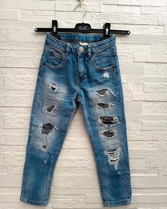 Jeans strappati ZARA Boys 6 anni (116 cm)  denim 
