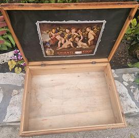 Rara Cassetta Legno Vintage CHIANTI RUFFINO 