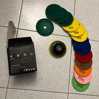 Set Tamponi Lucidatura Pietra/Marmo