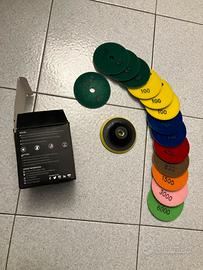 Set Tamponi Lucidatura Pietra/Marmo