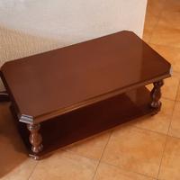 Tavolino in legno rettangolare