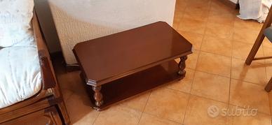 Tavolino in legno rettangolare