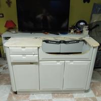 Mobile bagno con lavello ad incasso