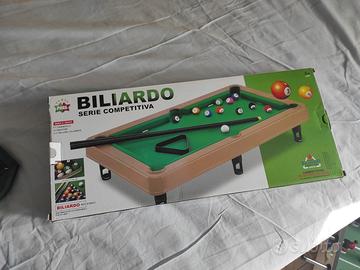 Lotto calcetto e biliardo