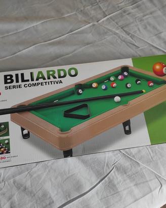 Lotto calcetto e biliardo
