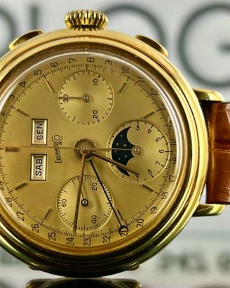 Eberhard & Co.Raro cronografo a tripla data e luna