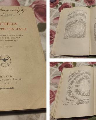 Cadorna La Guerra alla fronte italiana 1921 Vol.2