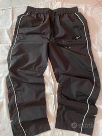 Pantaloni baggy  neri con stella bianche