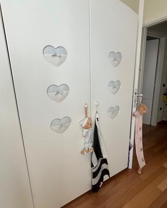 ARMADIO NANAN PUCCIO CUORE AZZURRO