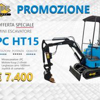 Miniescavatore JPC HT15