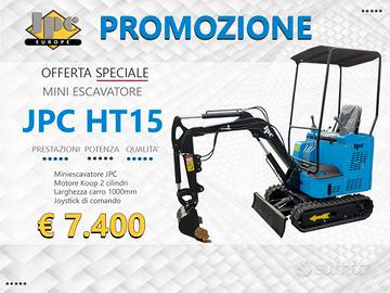 Miniescavatore JPC HT15