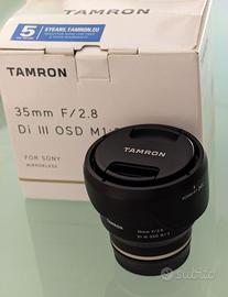 Tamron 35 2.8 Di III OSD M1:2 x Sony E