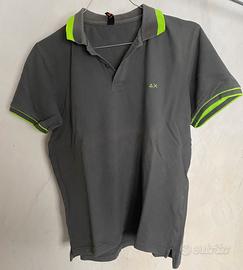 Polo ragazzo SUN 68 verde militare