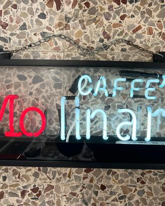 INSEGNA AL NEON CAFFE' MOLINARI