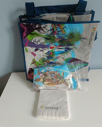 Kit Microsoft Windows 7 Launch Party 2009 raro