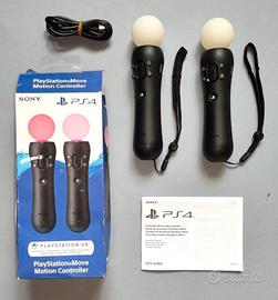 Coppia di Sony PS Move seconda revisione V2