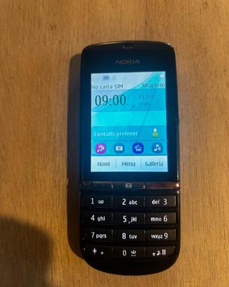 Nokia Asha 300 Grigio con accessori originale