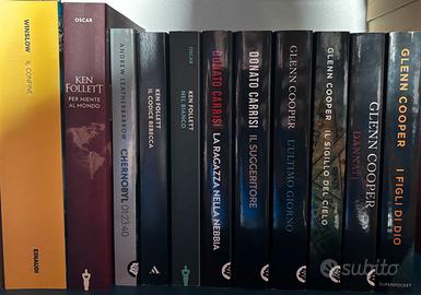 Libri Gleen Cooper, Ken Follett, Donato Carrisi